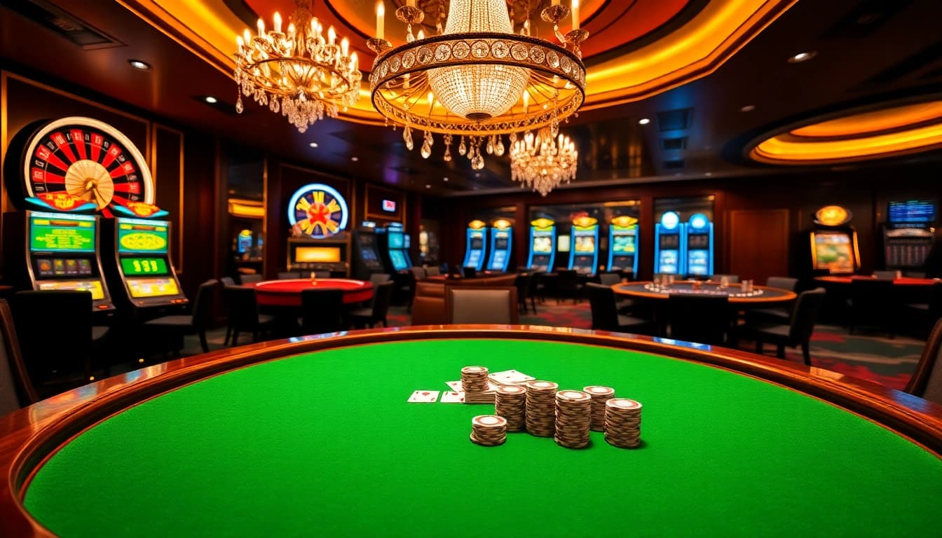 Experience the thrill of gaming at https://f168.news/ with vibrant poker tables and dynamic slot machines.
