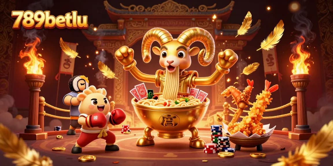 Join the excitement at 789betlu with animated characters in a thrilling casino scene.