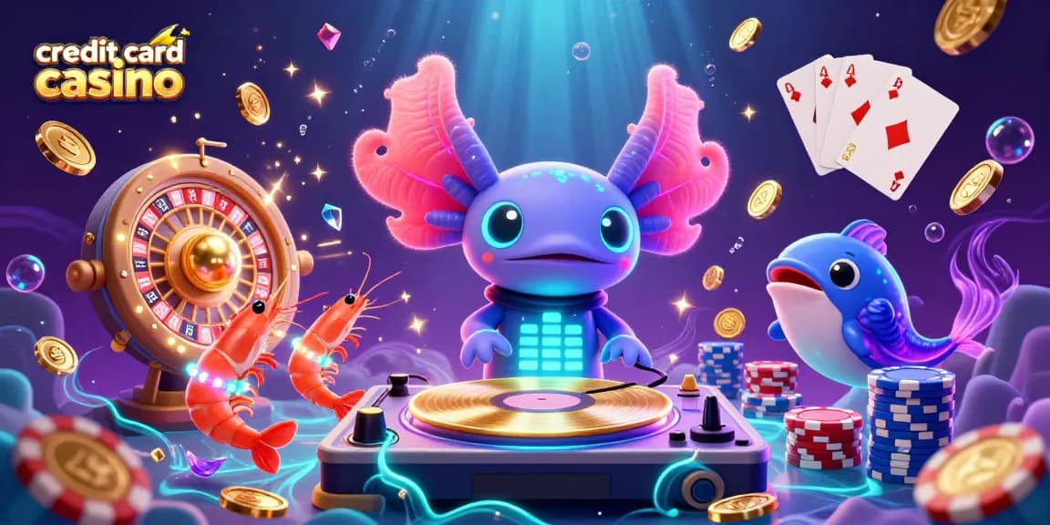 Experience thrilling action at a credit card casino with vibrant characters and dynamic gaming elements.