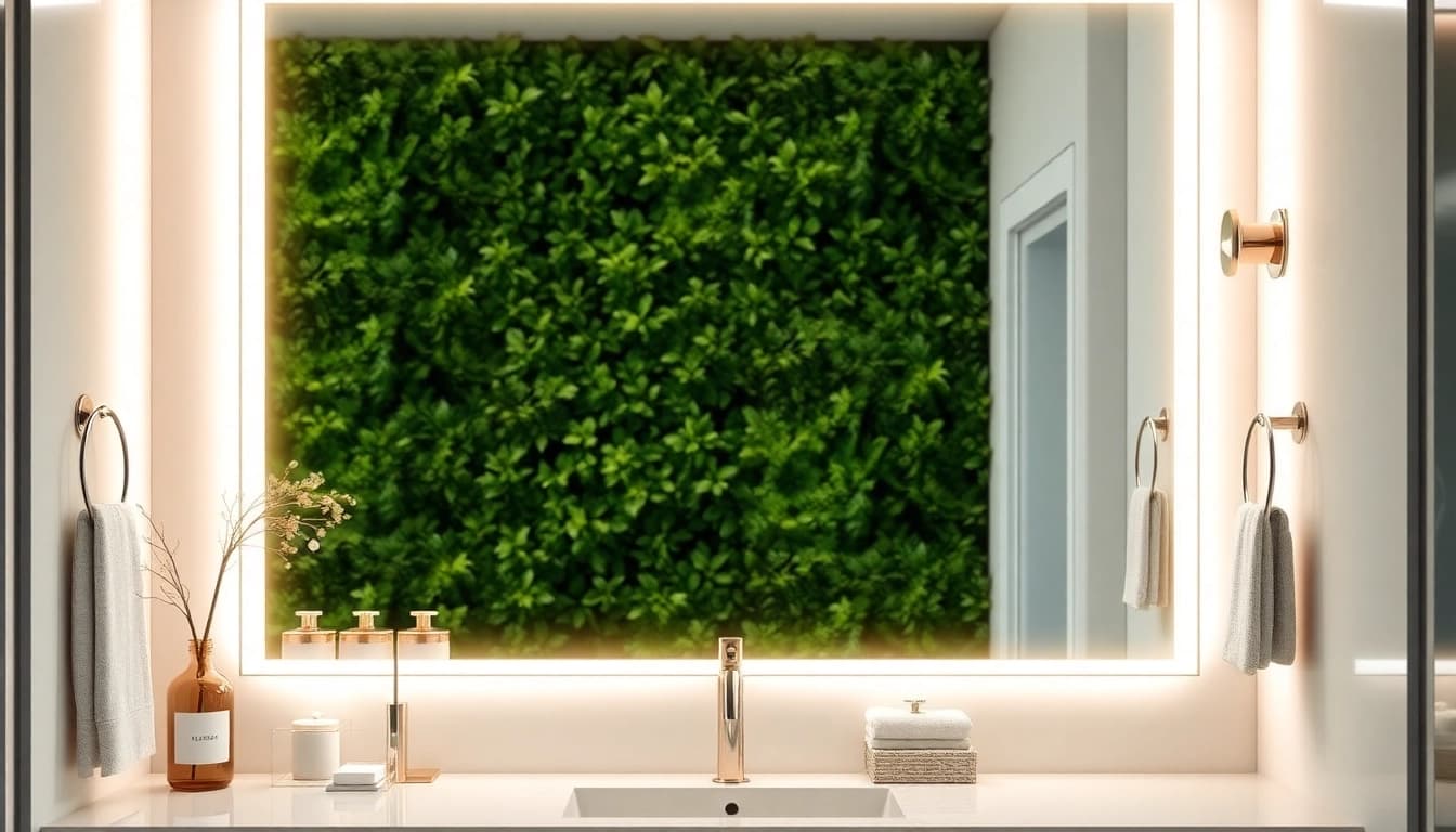 Illuminate your space with a unique led mirror bathroom that enhances modern aesthetics.