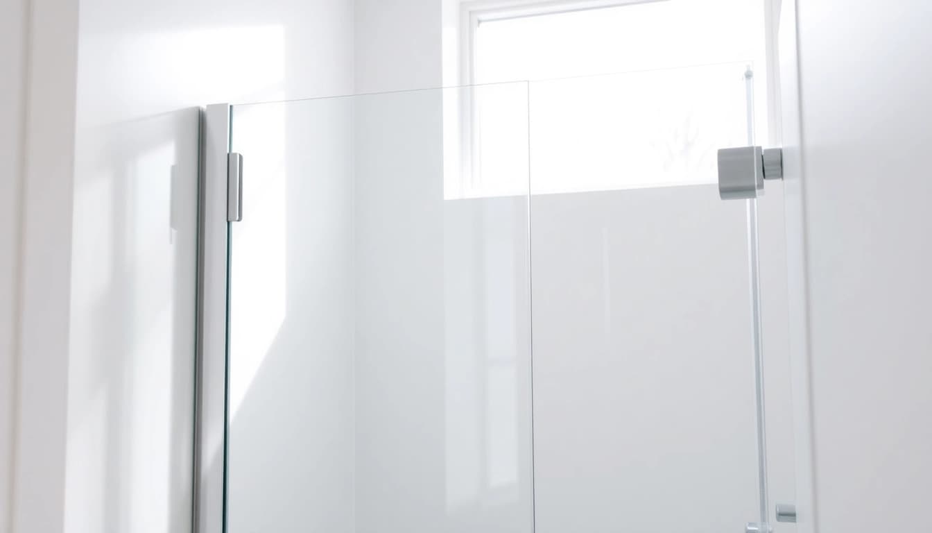 Installing a stylish shower screen door enhances a modern bathroom's aesthetic.