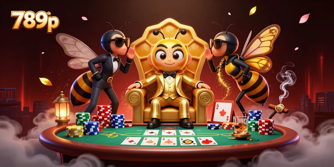 Engage in thrilling gameplay at 789p with vibrant gaming elements and characters in a dynamic casino illustration.