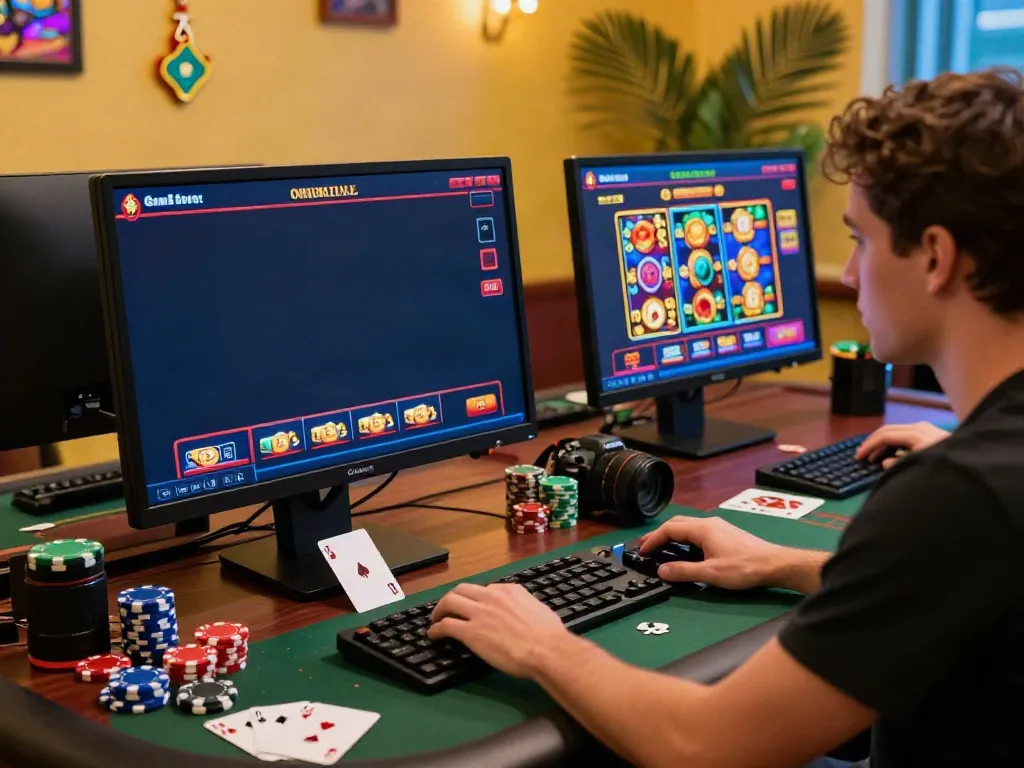 Enjoying engaging games at casinos not on gamstop with colorful visuals and casino elements