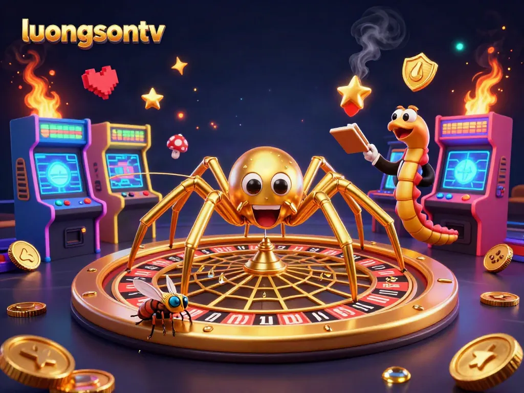 Bet live on luongsontv as a fly nervously places bets at a roulette web.