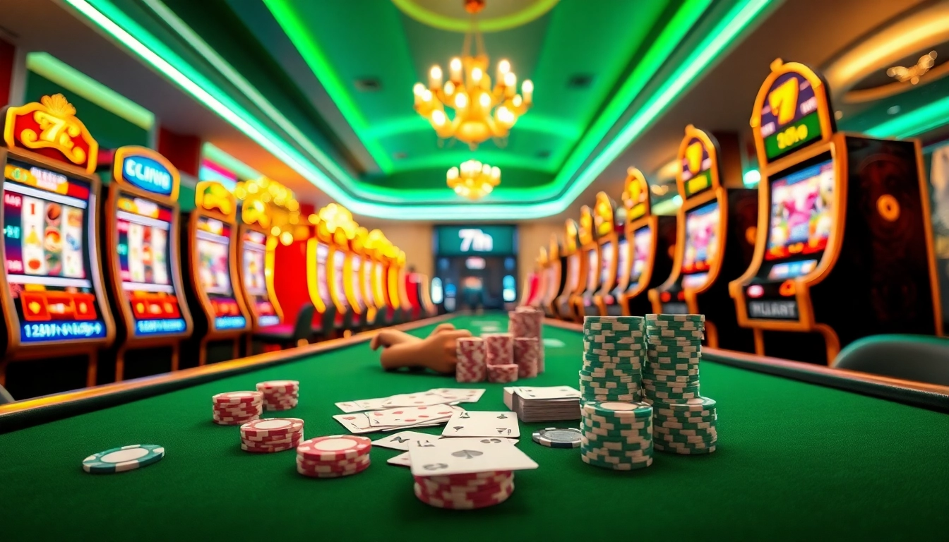 Experience the thrill of 7hh online casino with vibrant slot machines and engaging gameplay.