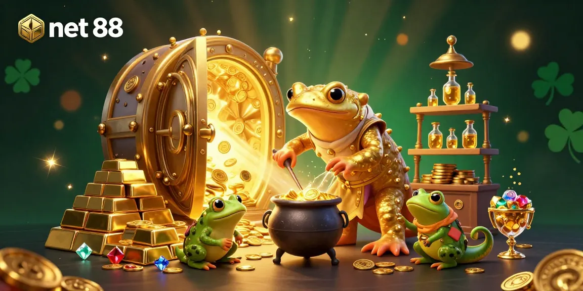 Experience winning with net 88 as the alchemist transforms gold in a vibrant casino scene.