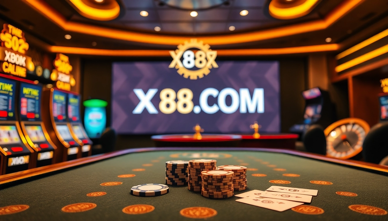 Experience the exciting gameplay at XX88.COM with vibrant casino elements and engaging ambiance.