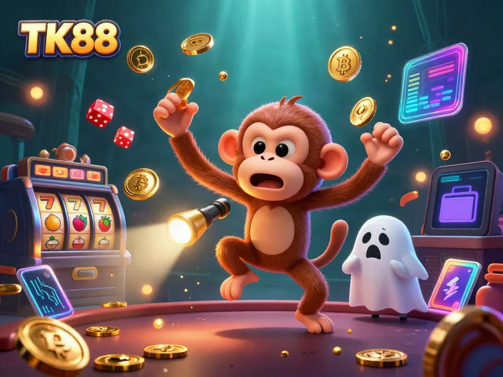 TK88 elevates gaming with dynamic casino action, highlighted by lively 3D characters.