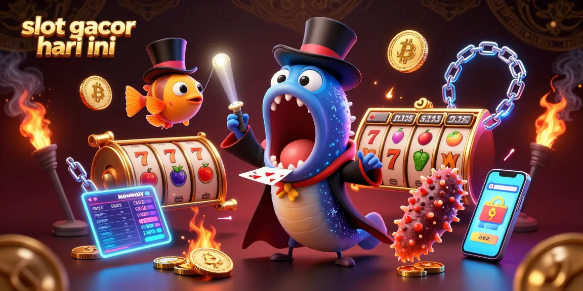 Engage with slot gacor hari ini thrill as a bioluminescent eel performs tricks alongside a spotlight anglerfish.
