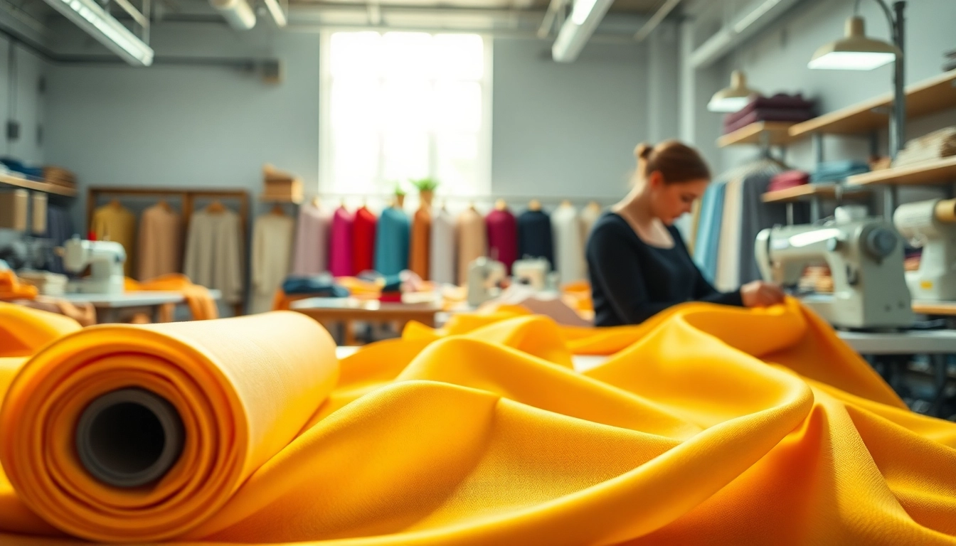 Verken de luxe en veelzijdigheid van viscose stoffen in een modeatelier