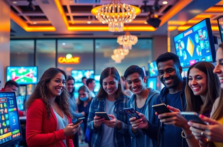 Enthusiastic players engaging with the BK860S online gaming platform, showcasing exciting gaming activities.