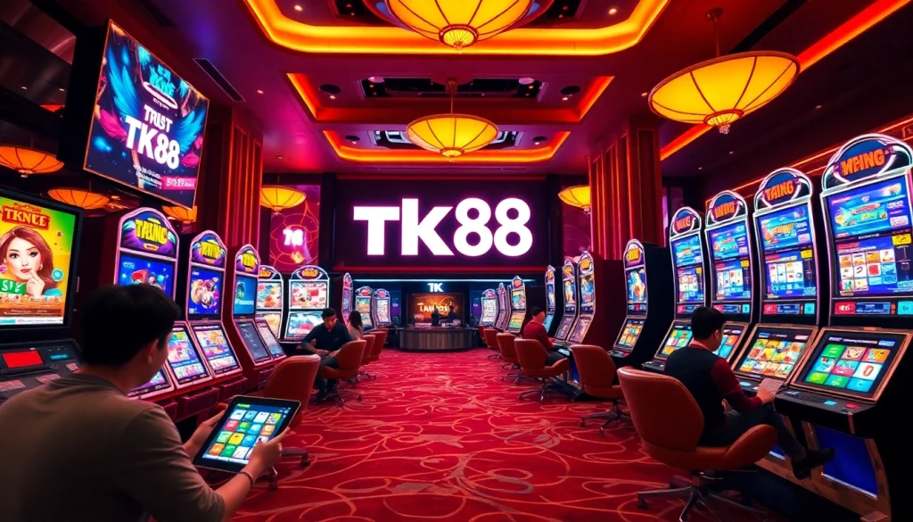 Engaging online casino experience at tk88win.live with vibrant games and players.
