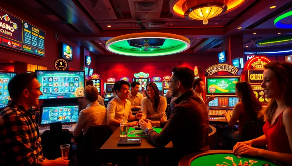 Experience the excitement of online casino games at luck8win.live with vibrant players and dynamic gaming environments.