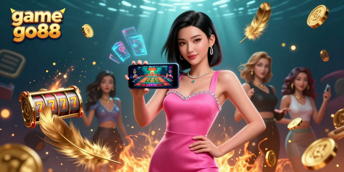 Experience the thrill of game go88 with a stunning interactive casino scene filled with excitement.