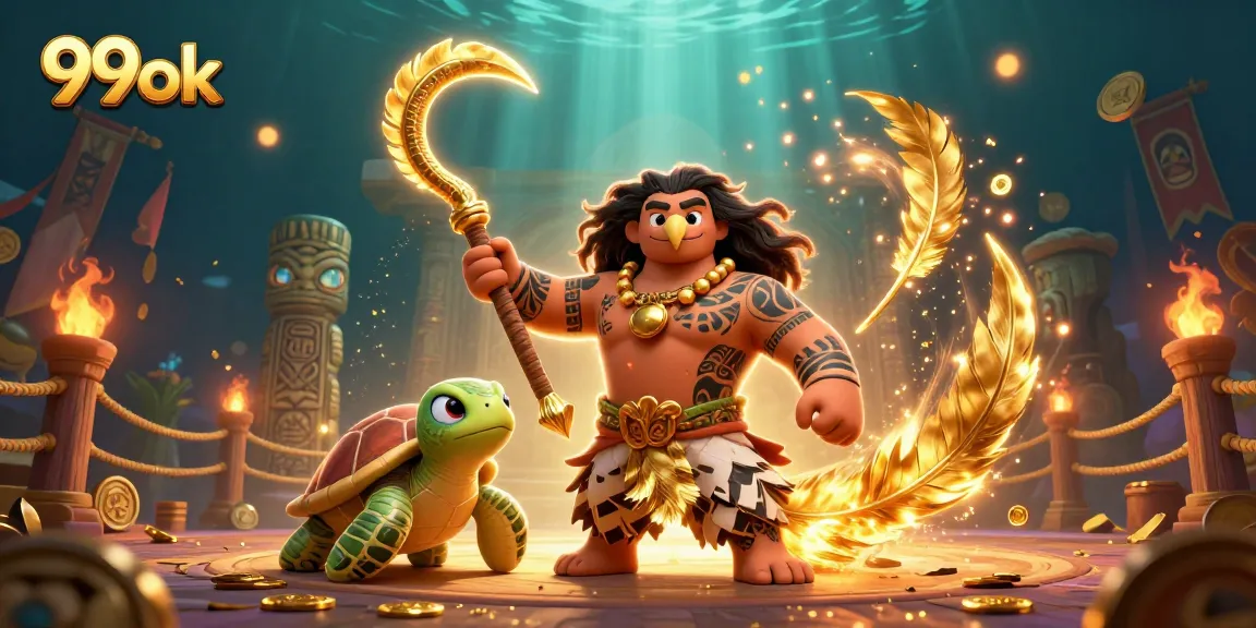 Experience exhilarating gambling adventures with 99ok, featuring vibrant cartoon characters and dynamic gaming elements.
