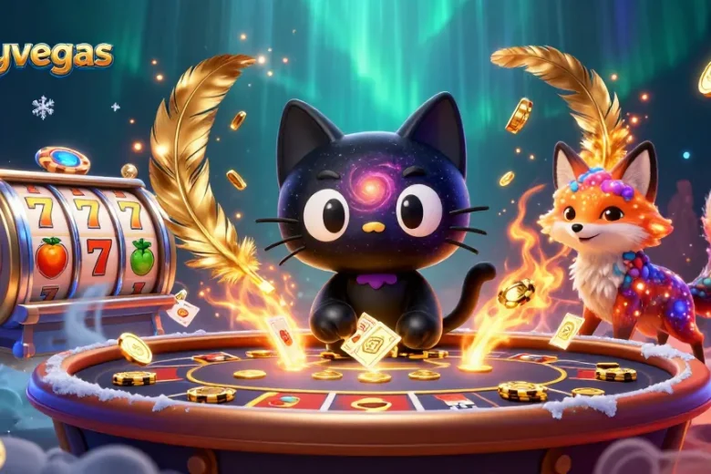 Experience thrilling gameplay with crazyvegas featuring a cosmic casino battle between characters and vibrant symbols.